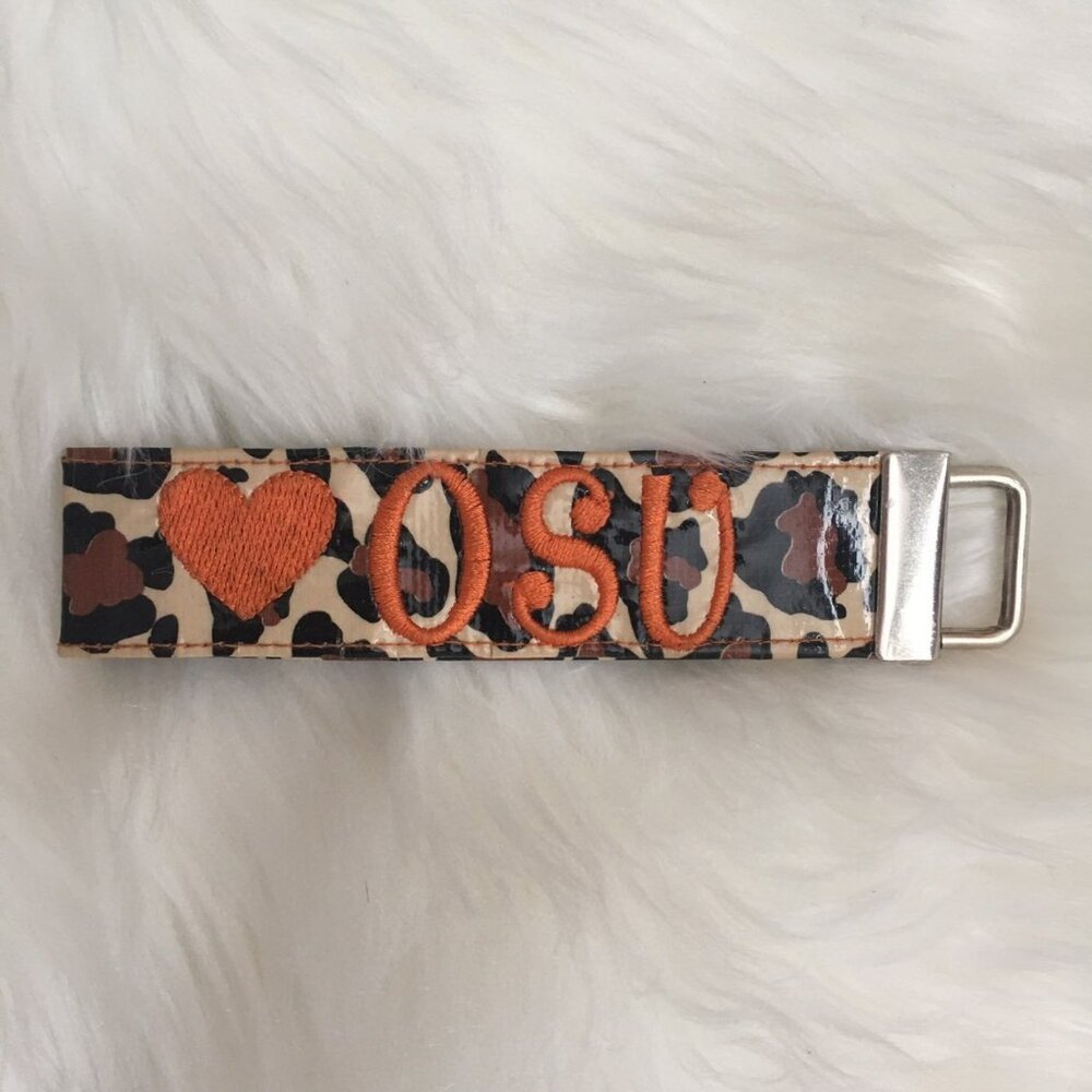 OSU Leopard Key Fob